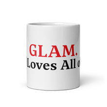 Load image into Gallery viewer, White Glossy GLAM Mug

