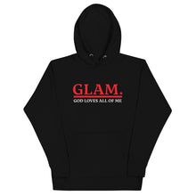 Load image into Gallery viewer, Unisex &quot;GLAM.&quot; Hoodie. (Cotton Heritage)
